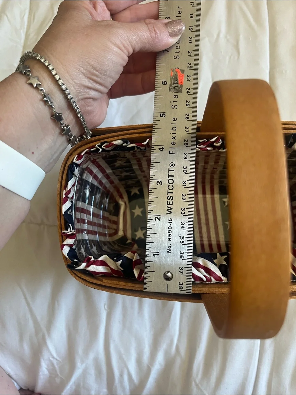 Longaberger All Americana Candle Basket